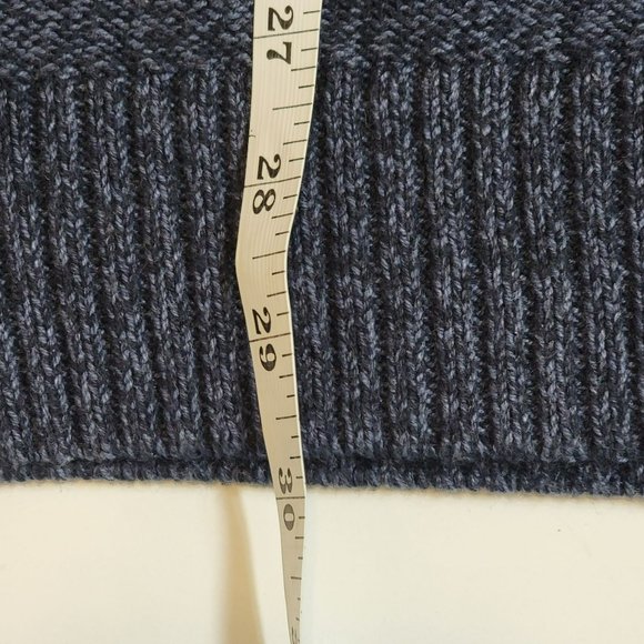 Urban Pipeline Sweater, Men Large, Gray Ribbed, Thick, Button Cowl Neck, EUC - Picture 10 of 11